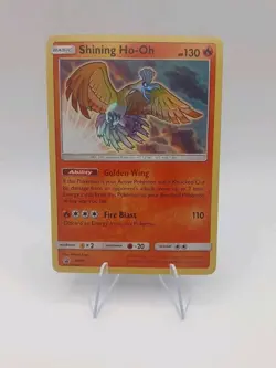 Shining Ho-Oh SM70 SM Shining Legends Black Star Promo Pokemon Card - Image 1
