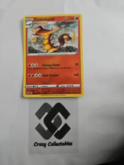 Pokemon Card Centiskorch 010/073 Champions Path Reverse Holo Near Mint Condition - Image 1