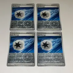 Pokemon Card Paldea Evolved - 4x Playset Holo Reverse Jet Energy 190/193 - Image 1