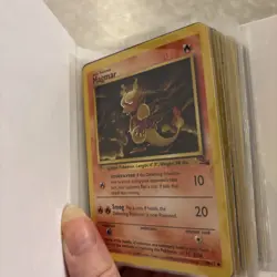 Old Vintage Wotc Pokemon Tcg Binder Bundle Joblot X60 Cards No Duplicates - Image 3