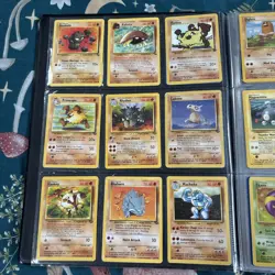 Old Vintage Wotc Pokemon Tcg Binder Bundle Joblot X117 Cards No Duplicates - Image 4
