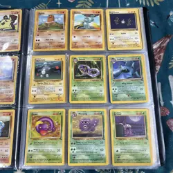 Old Vintage Wotc Pokemon Tcg Binder Bundle Joblot X117 Cards No Duplicates - Image 5