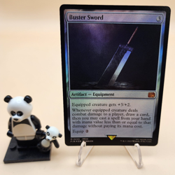 MTG Final Fantasy English Buster Sword 0255 Foil - Image 1