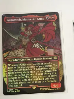 Gilgamesh, Master-at-Arms Borderless Final Fantasy Foil 338 - Image 1
