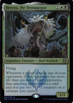 MTG Breena, the Demagogue (1) | LP Foil | Commander 2021 {C21} - Image 2