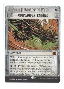 MTG Contagion Engine - Normal - Outlaws of Thunder Junction: Breaking News - NM - Image 1