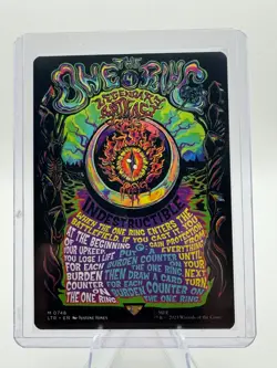 Regular (NON-FOIL) Near Mint The One Ring (Borderless Poster) LTR 748 - Image 2