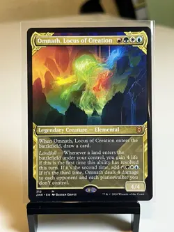 1x MTG Zendikar Rising Omnath, Locus of Creation - Showcase, NM-Mint, English - Image 1