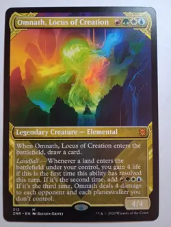 MTG Omnath, Locus of Creation Zendikar Rising 312 Regular Mythic - Image 1