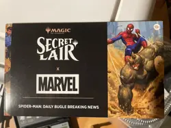 2025 MTG Secret Lair x Marvel Spider-Man Daily Bugle Breaking News - Image 1
