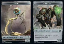 Servo // Construct (005) Double-sided Token Light Play, English Magic the Gather - Image 1