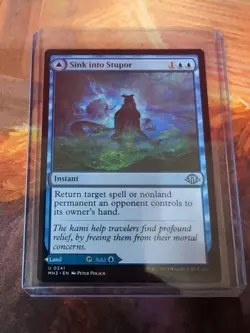 MTG - Sink Into Stupor / Soporific Springs - Regular - Modern Horizons 3 - Image 1