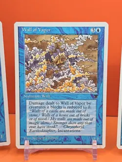 🔵🔵🔵 (4) 1995 Magic The Gathering CHRONICLES WALL OF VAPOR NEAR MINT 🔵🔵🔵 - Image 3