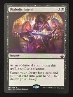 1x MTG Diabolic Intent - Battlebond (BBD) #141 - Magic the Gathering - Image 1