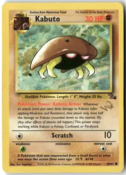 Kabuto [W Stamped], Pokemon WoTC Promo Promo, 50/62 MP - Image 1