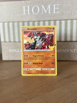 Groudon 017/025 Celebrations Holo Rare Pokemon Card Mint Condition - Image 1