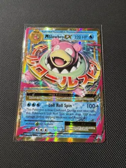💥 Pokemon TCG M Slowbro EX Mega XY Evolutions Ultra Rare Holo 27/108 - Image 1