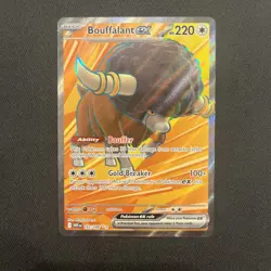 Pokemon TCG Bouffalant EX 162/086 Ultra Rare - White Flare SV10.5 - NM - Image 1