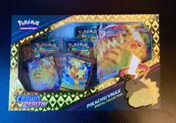 Pokemon TCG Crown Zenith Pikachu VMAX Special Collection 820650851889 - Image 1