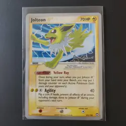 Pokemon Jolteon gold star 101 world championships 2008 ENG NM - Image 1