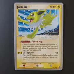 Pokemon Jolteon gold star 101 world championships 2008 ENG NM - Image 3
