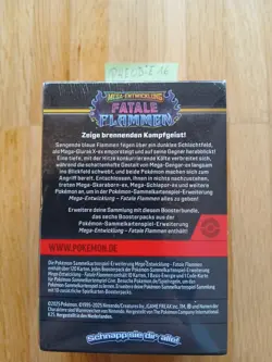 Pokemon MEGA-ENTWICKLUNG FATALE FLAMMEN BOOSTERBUNDLE (6 BOOSTERPACKS) NEU/OVP - Image 2