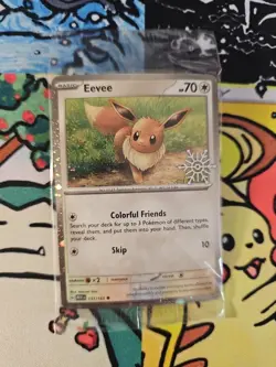 Eevee 151 Holiday Promo Sealed Pokemon TCG Scarlet & Violet - Image 1