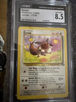 1999 Pokemon Jungle Eevee #51 CGC 8.5 - Image 1