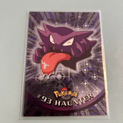Pokemon Topps Chrome Spectra Rare Holo Foil Haunter #93 - Image 1