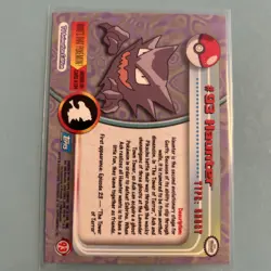 Pokemon Topps Chrome Spectra Rare Holo Foil Haunter #93 - Image 3