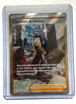 2023 Pokemon Cynthia's Ambition GG60/GG70 Crown Zenith: Galarian Gallery Holo - Image 1
