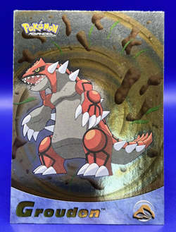 2003 Topps Pokemon Advanced Groudon #36 RARE FOIL HOLO LP - Image 1