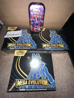 Pokemon TCG Mega Evolution ETB Elite Trainer Box x3 + Mini Tin Sealed ✅ - Image 3