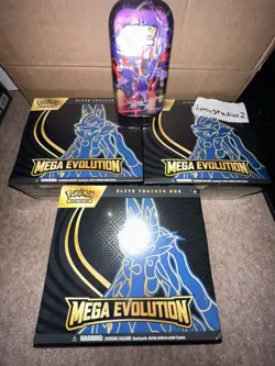 Pokemon TCG Mega Evolution ETB Elite Trainer Box x3 + Mini Tin Sealed ✅ - Image 4