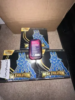 Pokemon TCG Mega Evolution ETB Elite Trainer Box x3 + Mini Tin Sealed ✅ - Image 5
