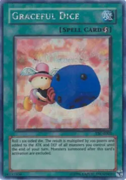 TSC-E002 Graceful Dice Prismatic Secret Rare PROMO HP/MP! YuGiOh TCG - Image 1