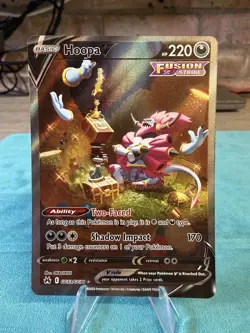 Pokemon TCG Hoopa v Crown Zenith: Galarian Gallery Holo Card GG53/GG70 2 - Image 1