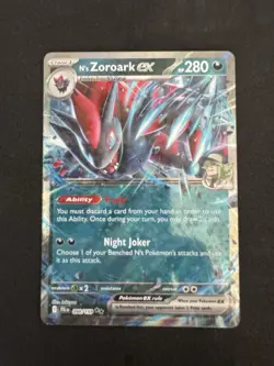 N's Zoroark EX Holo Double Rare Card 098/159 Sv09: Journey Together - Image 1