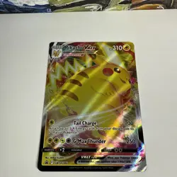 JUMBO Pikachu VMAX SWSH286 - Crown Zenith Pokemon TCG Card Black Star Promo - NM - Image 2