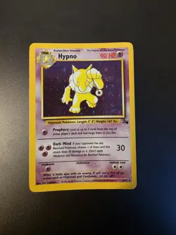 Pokemon WOTC Card - Hypno - Fossil Set - Holo Rare - 8/62 - Image 2