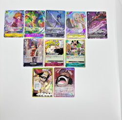 One Piece Card TCG Japanese Bulk Lot 110 Cards Includes R SR SEC L Don Parallel - Image 4