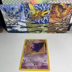 Pokemon TCG Gengar 20/62 Fossil Non Holo Rare LP Card - Image 1
