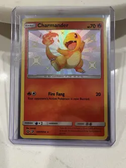 Pokemon Charmander TCG SV6/SV94 Hidden Fates Shiny Vault Holo Rare Card - Image 1