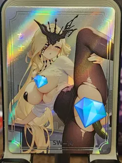 La Signora Beautiful Delicate Moan Card Goddess Story SW SW-14 - Image 1