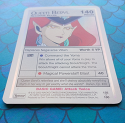 Sailor Moon CCG Ultra Rare Card 158 Queen Beryl Holo Foil Premiere 2000 Dic Dart - Image 3