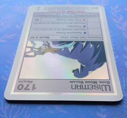 Sailor Moon CCG Ultra Rare Card #159 Wiseman Holo Foil Premiere 2000 Dic Dart - Image 3