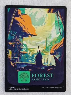 MTG Forest (0291) - The Lost Caverns of Ixalan (LCI) Magic Card LAND NM - Image 2
