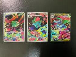 Mega Brave Bulbasaur Ivysaur Venusaur Set 064 065 087 Korean Pokemon Card - Image 1