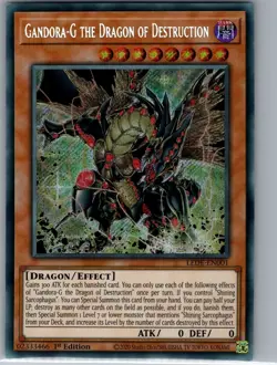 Gandora-G the Dragon of Destruction LEDE-EN001 - Yu Gi Oh Card - NM - Image 1