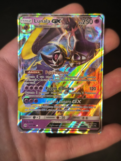 Carta Pokemon LUNALA GX 66/149 Sole e Luna Full Art Holo Rara ITA Near Mint - Image 3